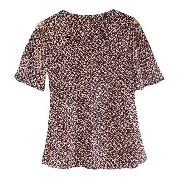 Vintage Covington Babydoll Top Womens 10 Feminine Y2K 90s Flowy Forest Fairy - Picture 4 of 6